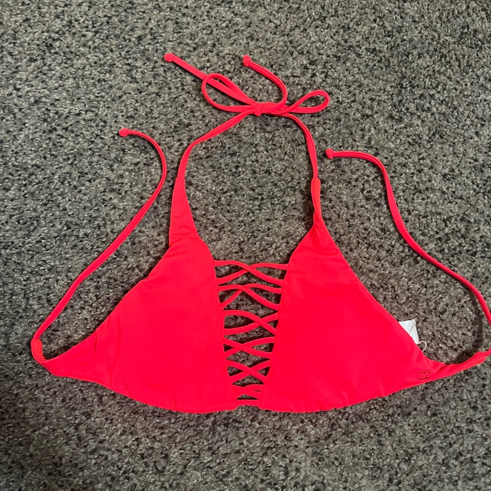 Hot Pink Billabong Bikini Top